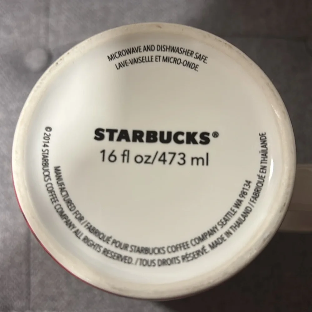 Starbucks 16oz Buffalo Plaid Mermaid Ceramic Mug - Picture 5 of 6